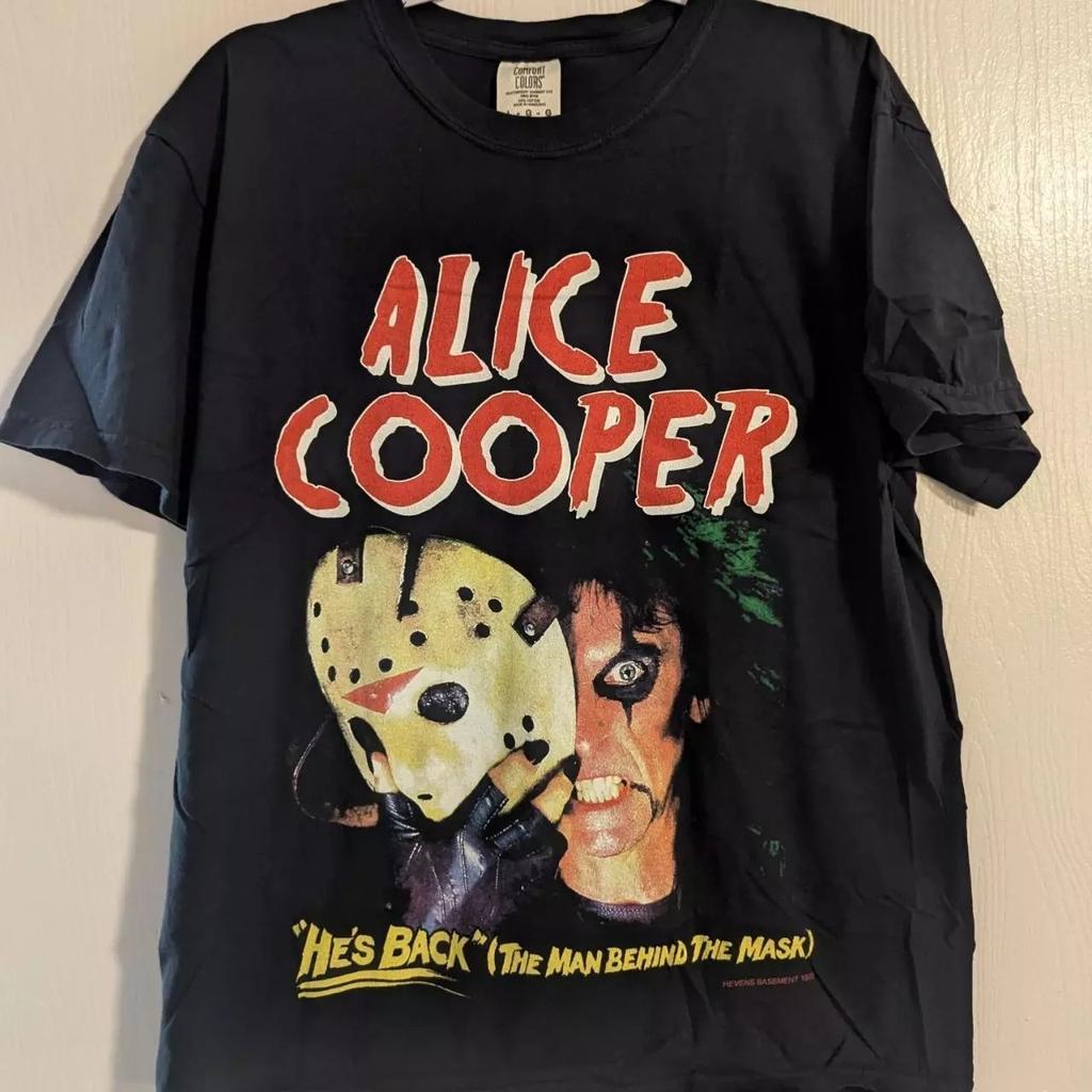 Alice Cooper Vintage Anni '90 Shock Rock T-Shirt Grafica S-5XL