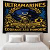 Warhammer 40k Druck-Wandteppich, Hintergrund, Einfache Montage, Ideal für Schlafzimmer, Büro & Wohnzimmer, mit Ästhetischer Wanddekoration.