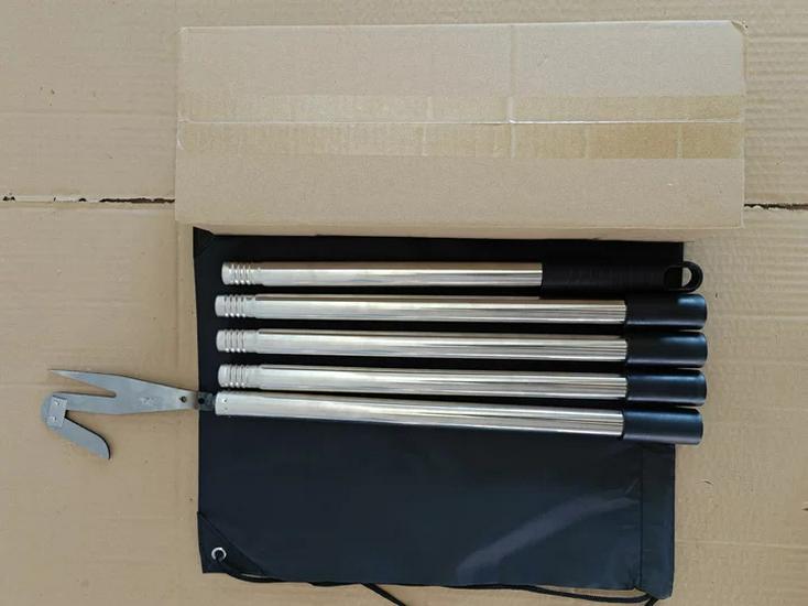 Multi-functional Stainless Steel Fruit Picker with Knife for High-Altitude Harvesting of Persimmons, Loquats, Apples, and Pears