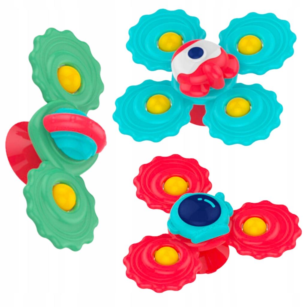 [PACK][1] Set of 3 Spinner Teethers with Suction Cups U974