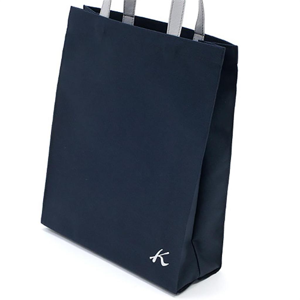Shopping Bag RH0562 Dark Gray 10821 [Kitamura] A4-size Blue/Light [Navy]