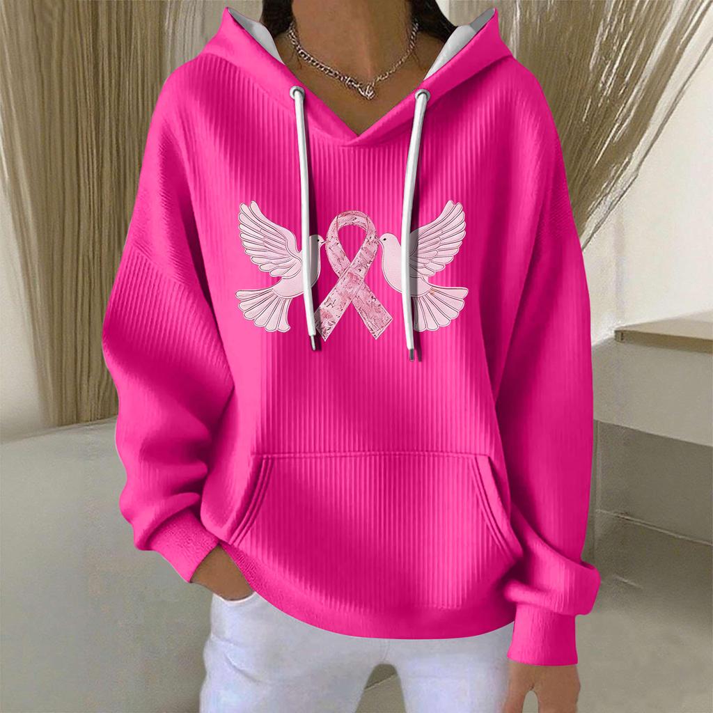 Women's Fashion Casual Christmas Angel Print Pullover Long-Sleeve Sweatshirt