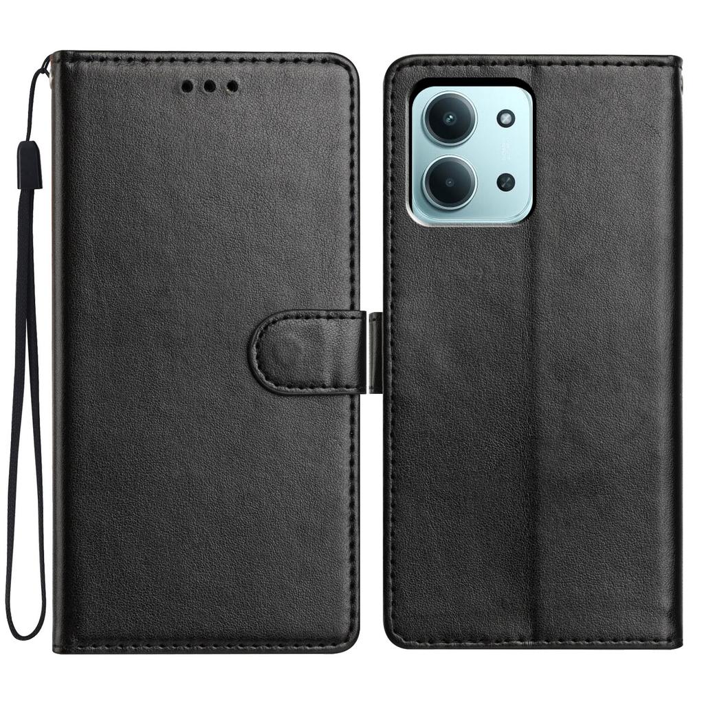 For Xiaomi Redmi 15C 5G (EU) (173mm)/15C 4G (EU) (173mm) Leather Case Wallet Stand Phone Cover with Handy Strap