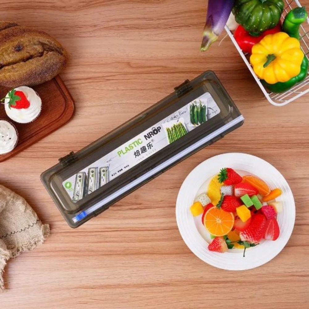 3pcs Reusable Foil Film Cutter Convenient Cling Film Cutting Strip  Plastic Wrap