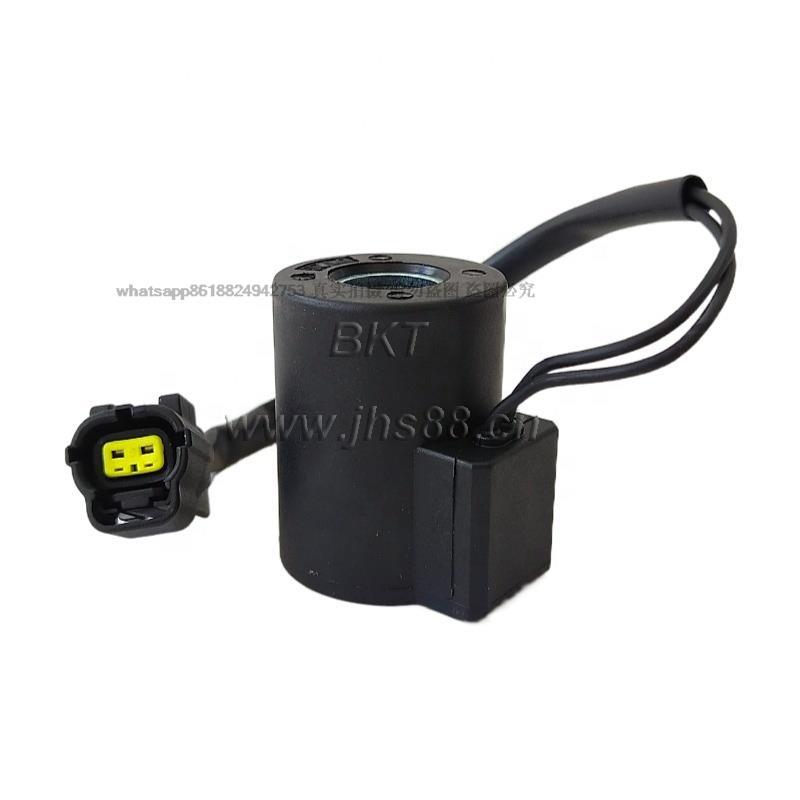 Factory Outlet Excavator Electric Parts large-plug DX60 24V Solenoid Coil