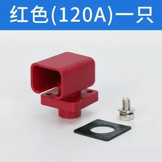 500A Square Copper Lithium Battery Energy Storage Terminal Connector 120/200/300A Wall Penetrating Screw Type Terminals Block