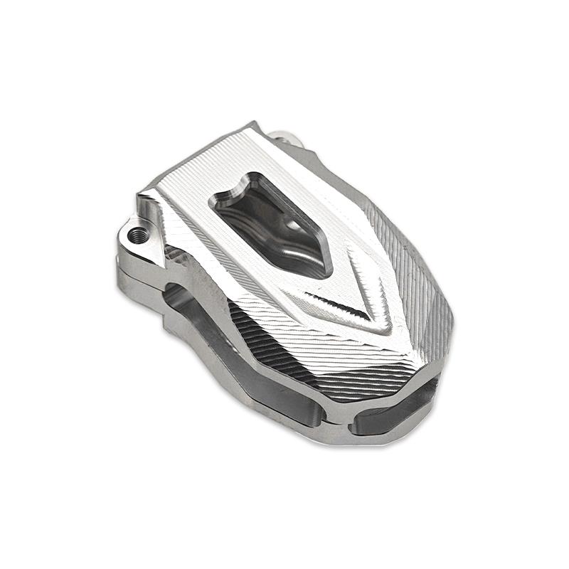 

For Zontes 703F ZT703F 703T 2023-2025 Motorcycle CNC Aluminum 703F Key Case Key Protective Shell Remote Control Protective Cover NOLOGO Silver