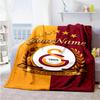 Galatasaray Personalized Name Blanket Gift Personalized Blanket Durable Comfort Throw For Livingroom Couch Office Living Room Four Seasons Universal