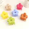 Fashion Flower Hair Claws for Women Hair Clips Crab Clamps Frosted Ponytail Shark Clip Headdress Hair Accessories