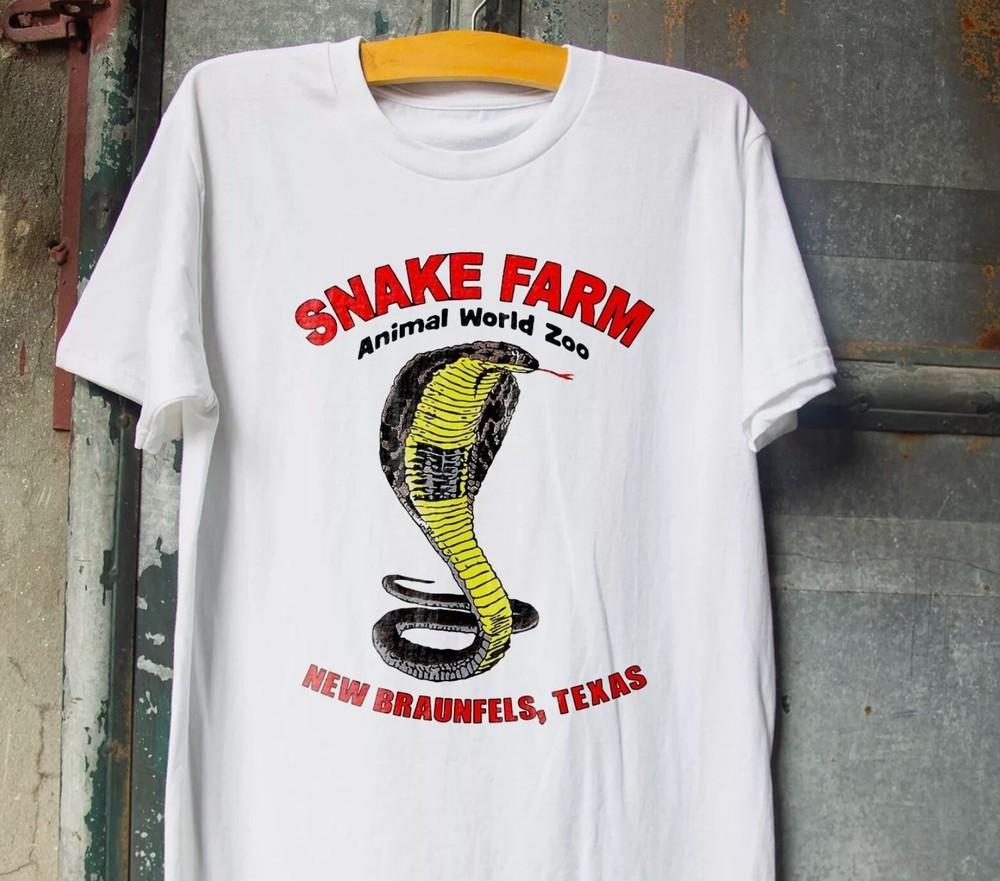 

Snake Farm Shirt Animal World Unisex WhiteT-shirt M