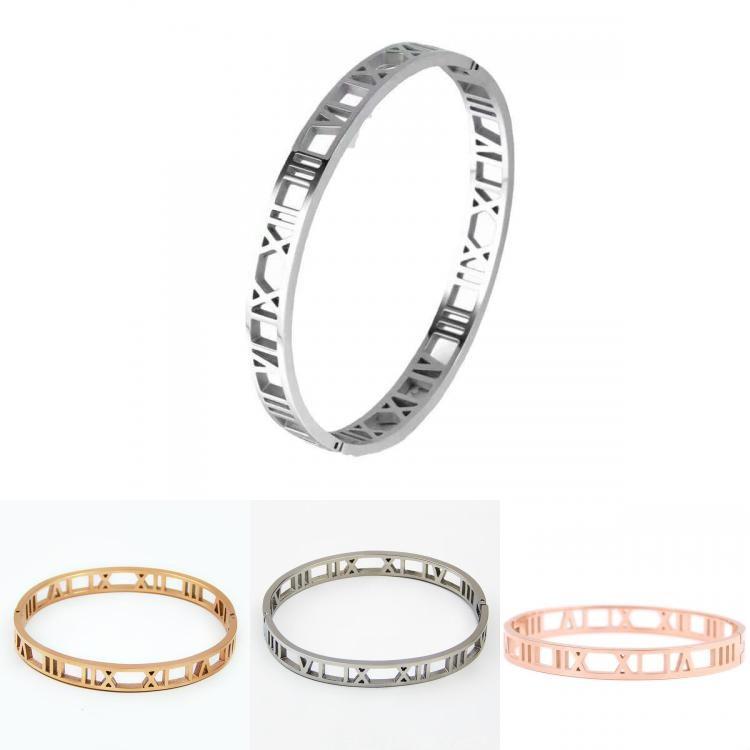 Minimalist Roman Numerals Bracelet For Women And Men Fashion Jewelry