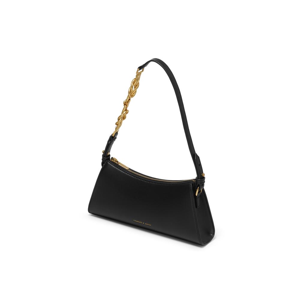 New CHARLES&KEITH Polyurethane Shoulder Bag Small Size Women's CK2-20160106-NEW