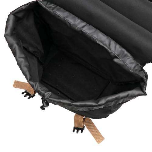 TOURBON Bicycle Pannier Bag, Double Side Bag, Water-Repellent Nylon, Large Capacity Rear Bag, Can be Used as a Shoulder Bag, Reflective Material, for