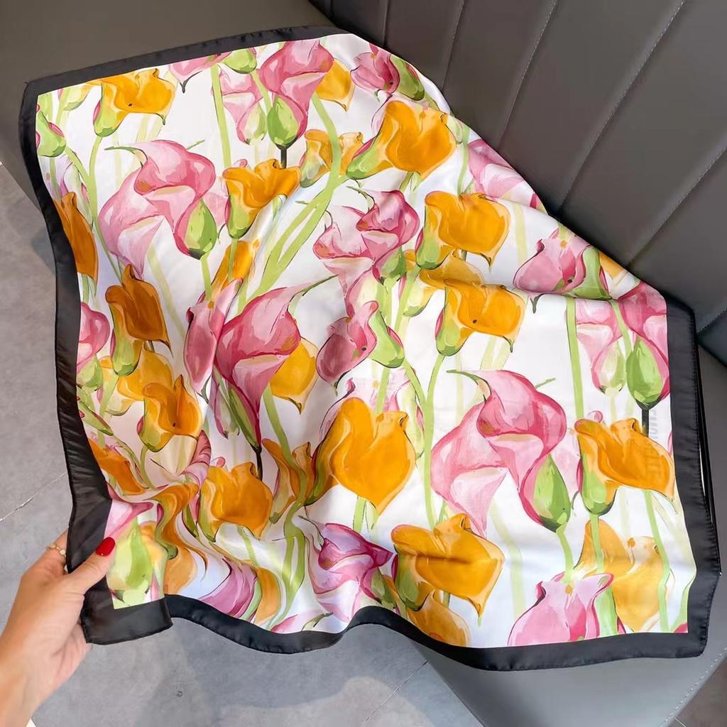 Hangzhou Silk High end Versatile Thin Scarf Shawl with Spring and Autumn Style Autumn and Winter Style Fashionable New Style