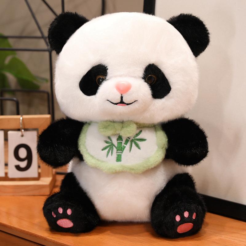 

Милая милая кукла панда плюшевая игрушка национальное сокровище черно-белая кукла панда девочка компания успокаивающая кукла 30cm（0.3kg）