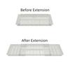 Plastic Expandable Drawer Organizer Space Saving Large Capacity Cutlery Storage Box with Compartment Utensil Tray Forks