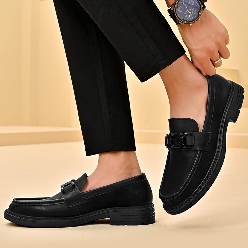 Fashion Handmade Casual Loafers Breathable Male Driving Flats Hot Sale Man Platform Business Shoes Genuine Leather Men's Slip On Shoes
