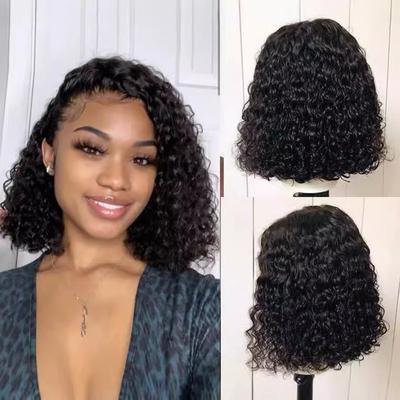 European and American Style African Tight Curl Wig for Women Medium-Length Curly Synthetic Full Wig