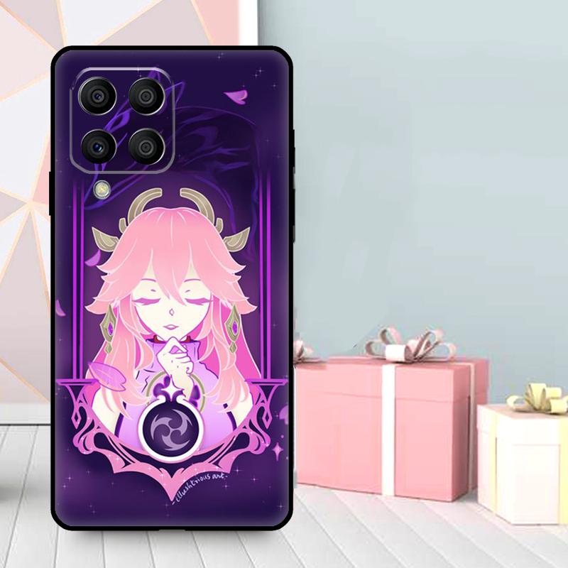 Yae Miko Genshin Impact Case For Samsung Galaxy M06 M11 M31 M14 M34 M54 M12 M32 M52 M15 M13 M16 M36 M56 M53 M35 M55