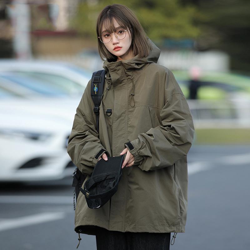 2024 Urban Cityboy Windbreaker: Trendy Unisex Hooded Jacket for Casual and Sporty Style