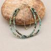 3MM Double Layer Africa Jasper Beads Magnetic Strand Bracelets & Bangles Elegant Beaded Bracelet Women Fashion Jewelry Gifts