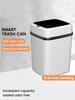 Bin 13L Bathroom Touch In The Toilet Garbage Bucket Waste Bins Dustbin Smart Trash Can Kitchen