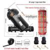360° Rotating Sprinkler Head with 120 Mesh Filter for Greenhouse Drip Irrigation Systems
