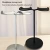 Universal Headphone Stand Detachable Headset Hanger Metal ABS Double Side Headphones Bracket Display Shelf with Anti-slip Pad