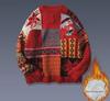 Men's Winter Plus Velvet Thick Warm Knitted Christmas Sweater - Hong Kong Style, Loose Fit, Trendy for Couples