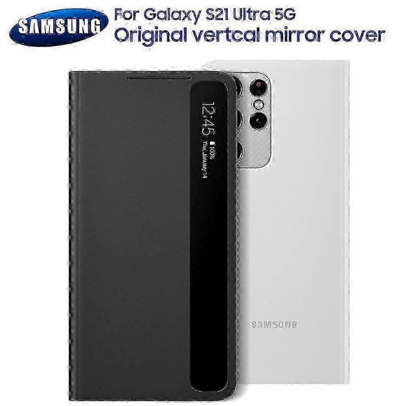 Smart Flip Cover with View Window, suitable for the Samsung Galaxy S21 Ultra 5G smartphone