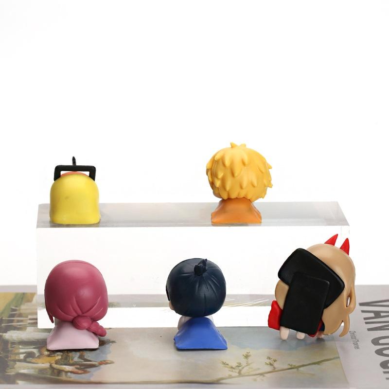 Anime Chainsaw Man Power Figure Aki Denji Sleeping Statue Makima Pochita Action Figurine Ornament Decoration Desk Accessories