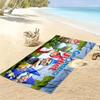 Gnome 2D Flat Print Beach Towel, Large Soft Quick Dry Towel for Beach Camping SwimmingZSTJ0915316