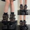 Womens Furry Party Costume Warm Faux Furs Fuzzy Long Boot Shoes Cuffs Cover Leg Warmers/Boot Sleeves/Boot Covers
