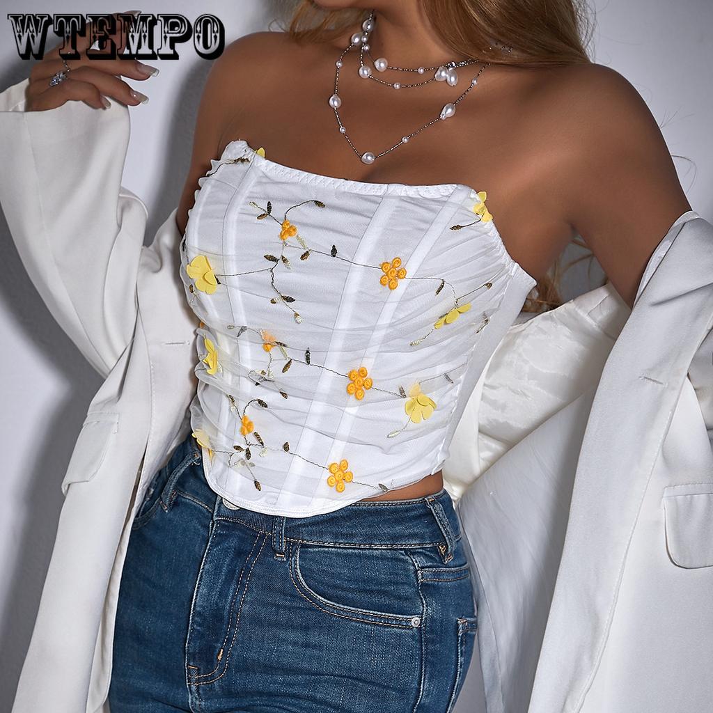 Europa und Amerika Street Fashion Blumenstickerei Fischgräten-Mesh-Garn Haben Bargeld Weniger Als Das In Den Konten Registriert Ist Äußere Riemen