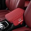 1Pcs Leather Auto Consoles Car Armrest Cushion with Storage Car Styling For Honda Fit Mugen Insight Type S R VTEC Vezel RR SiPilot Fit XRV CRV HRV Dio