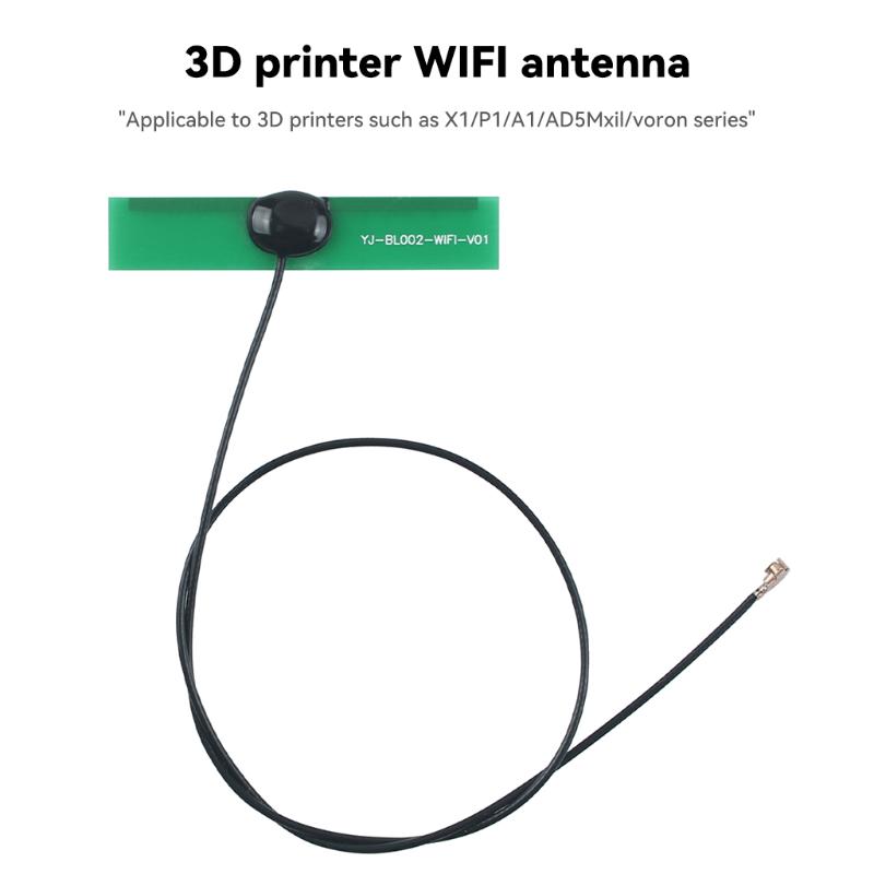 Wifi Antenna Wire Cable Enhance Wireless Signals For Bambu Lab X1 P1 Series 3D Printer Parts Onesize