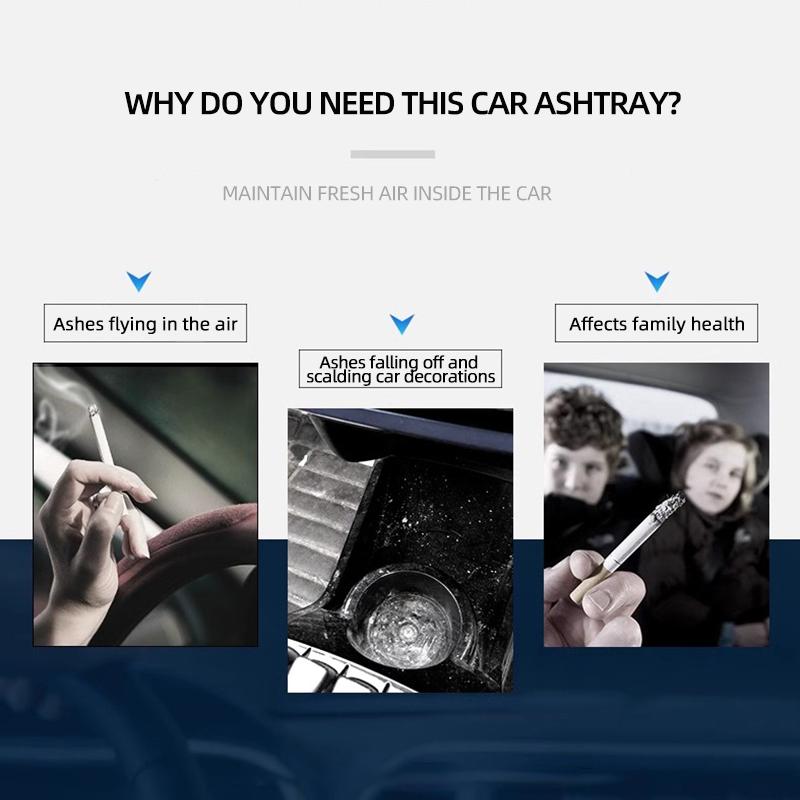 Getränkehalter Tragbares LED-Licht Auto-Aschenbecher Abnehmbarer Zigarettenaschebecher Für Jeep Grand Cherokee Wrangler JK Gladiator Compass Re