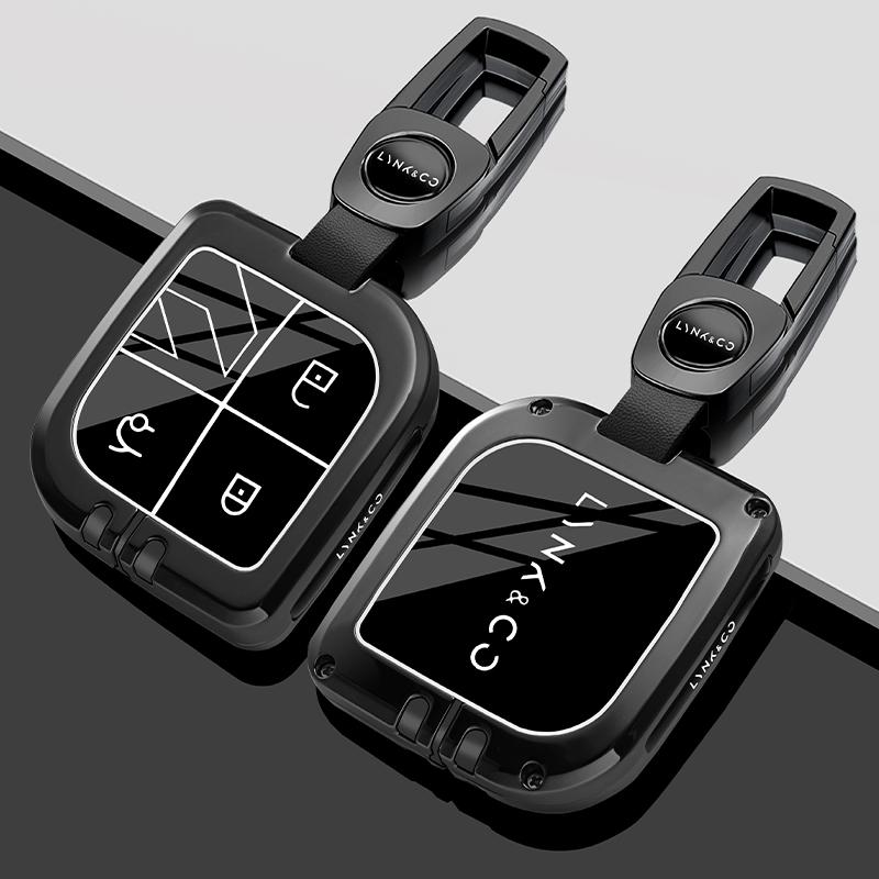 Car Remote Key Case Cover Metal Keychain for LYNK&CO 08 EMP 2025 23/24 08Plus/pro Interior Decoration Accessories