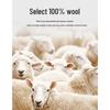 Moshilang Men's 100% Merino Wool Round Neck Pullover Sweater