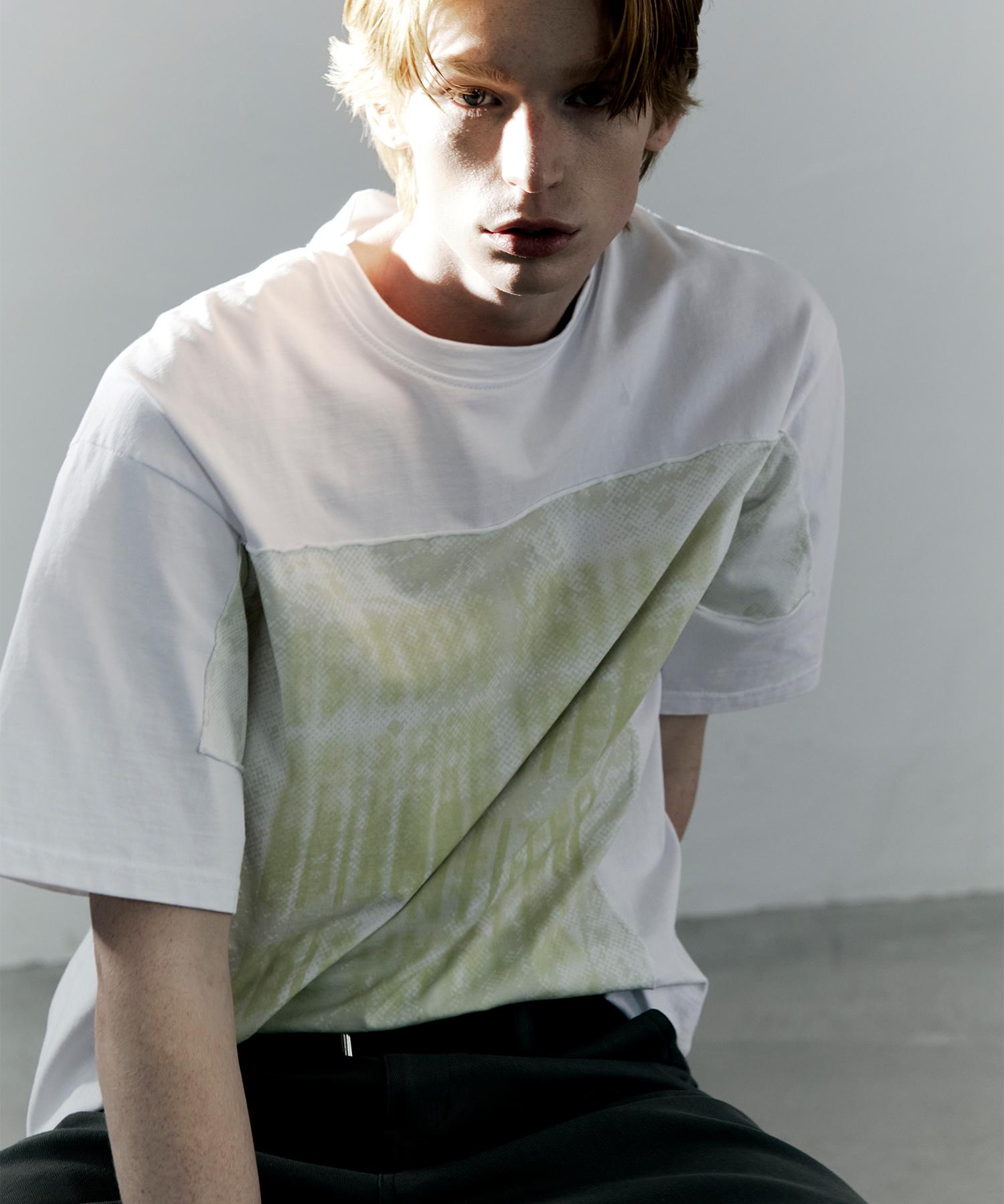 Episode Untitled Cut Printing T-Shirt_White White/3