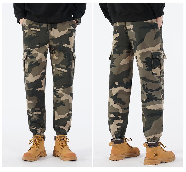 Men's 2025 Camouflage Joggers: Trendy Casual Work Pants for Spring and Autumn