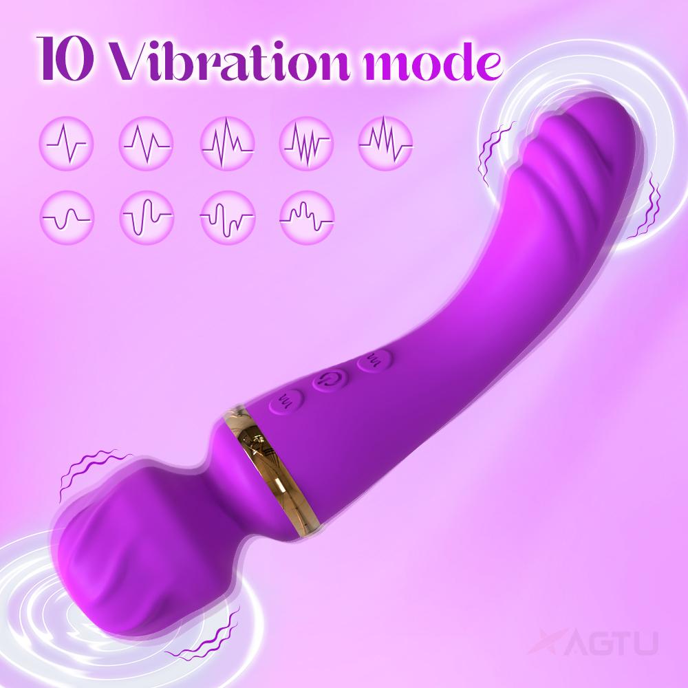 G-spot Vibrator AV Wand Female Masturbation Massage Clitoral Stimulator Dildos Rechargeable Sex Toys Vibrator for Women