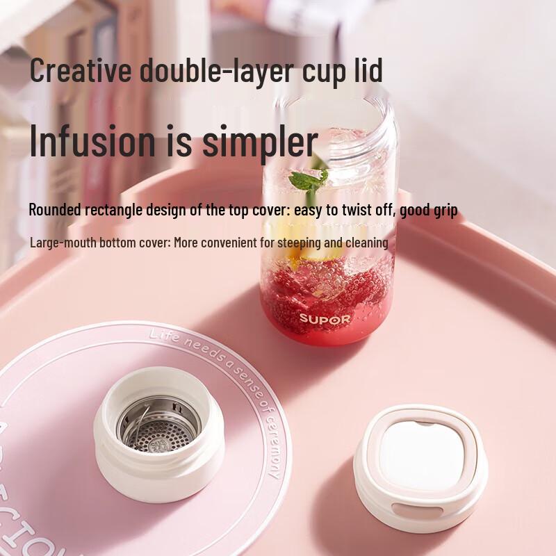 SUPOR Portable Tea Infuser Water Bottle