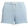 Polo Solid Color Drawstring Blended Embroidered Casual Shorts Women Shorts Highland-Blue 211965103-002