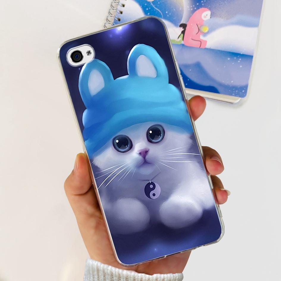For iPhone 4 Case 3.5" Cute Cartoon Leopard Transparent Silicone Soft Cover For iPhone 4s iPhone4 Funda iPhone4s Shockproof Capa