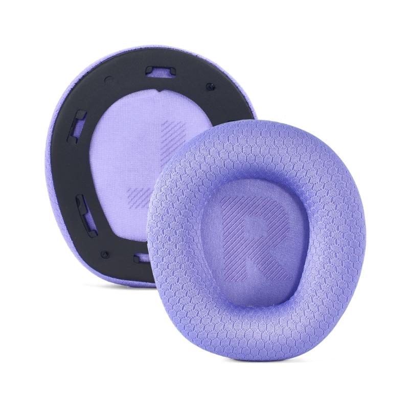 Breathable Soft Ear Cushions For Quantum100 Gaming Headphones Noise Isolation Ergonomic Earpads Durability Foam Comfort Fit фиолетовый