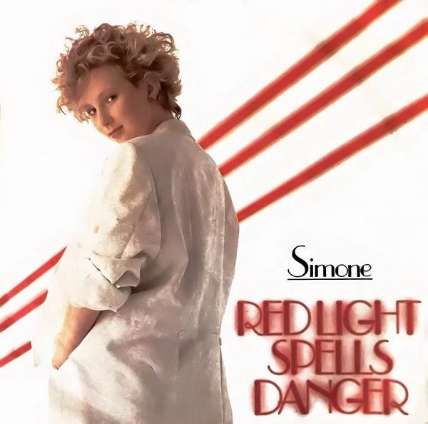 

7inch Record SIMONE Red Light Spells Danger FIRE8 SPIRIT 1985 UK Dance Electronica Used