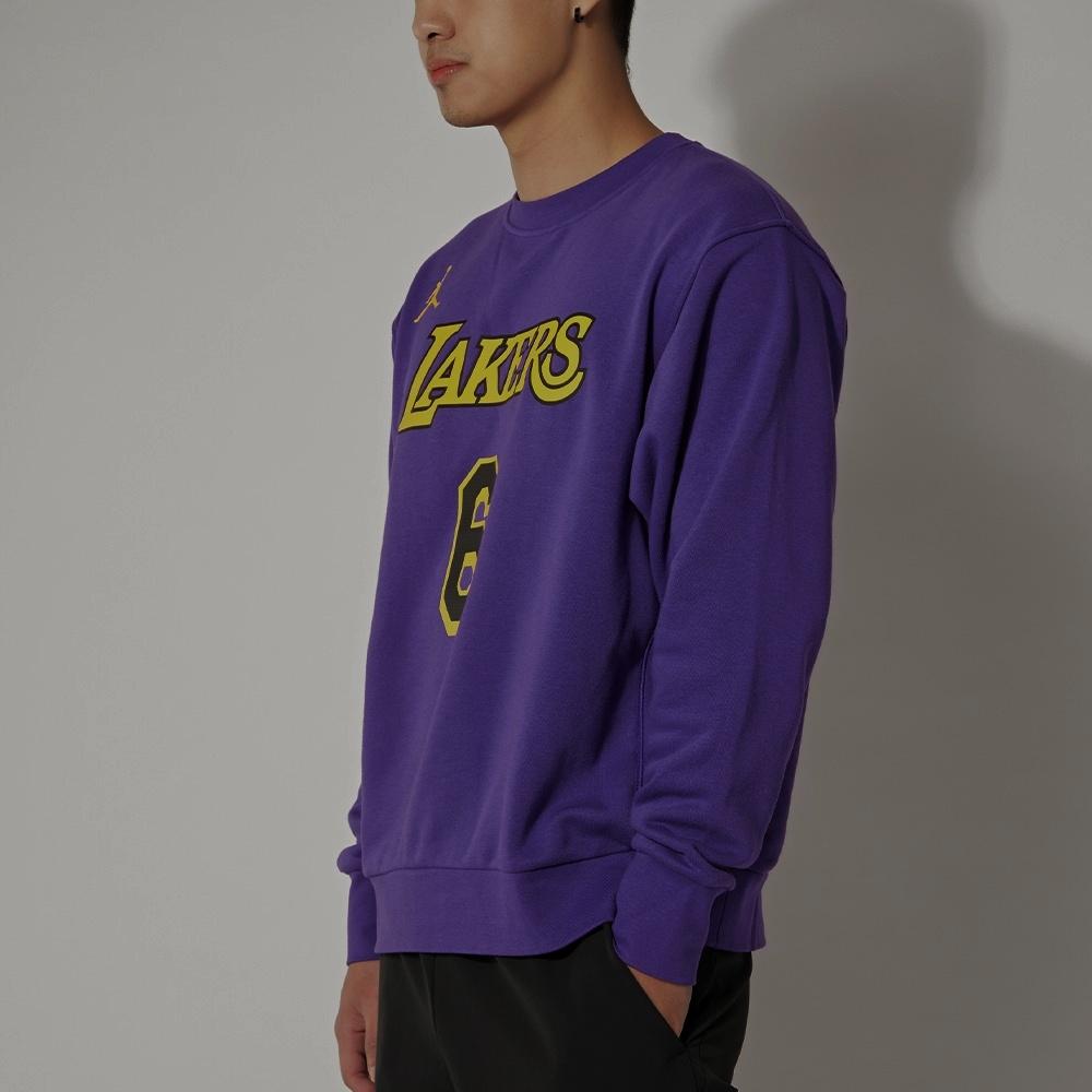 Jordan Nba Los Angeles Lakers LeBron James Fleece Loose Fit Sweatshirt DR2409-504