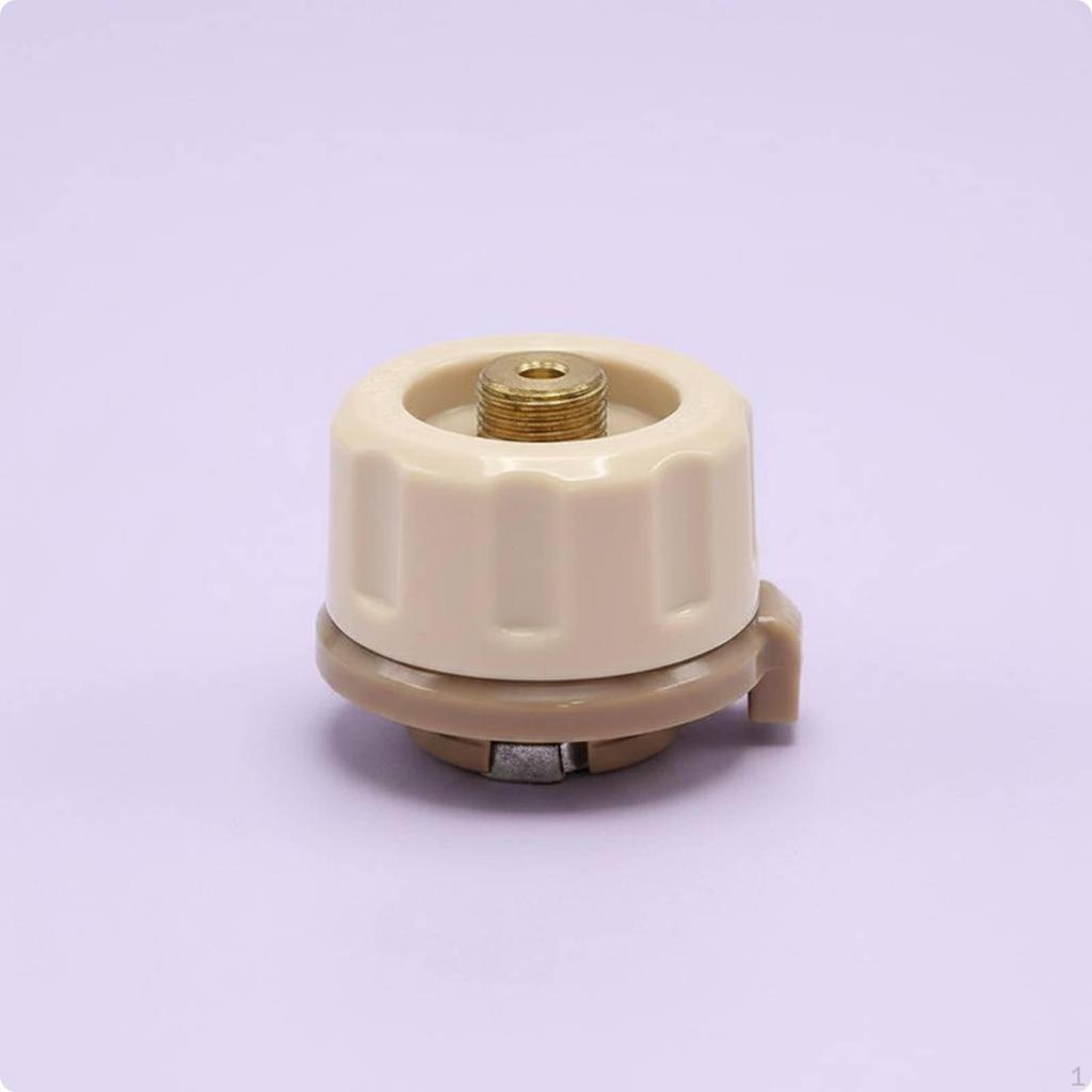 Self-Closing Adapter Valve Leak-Proof Propane Canister Connector Easy to Install