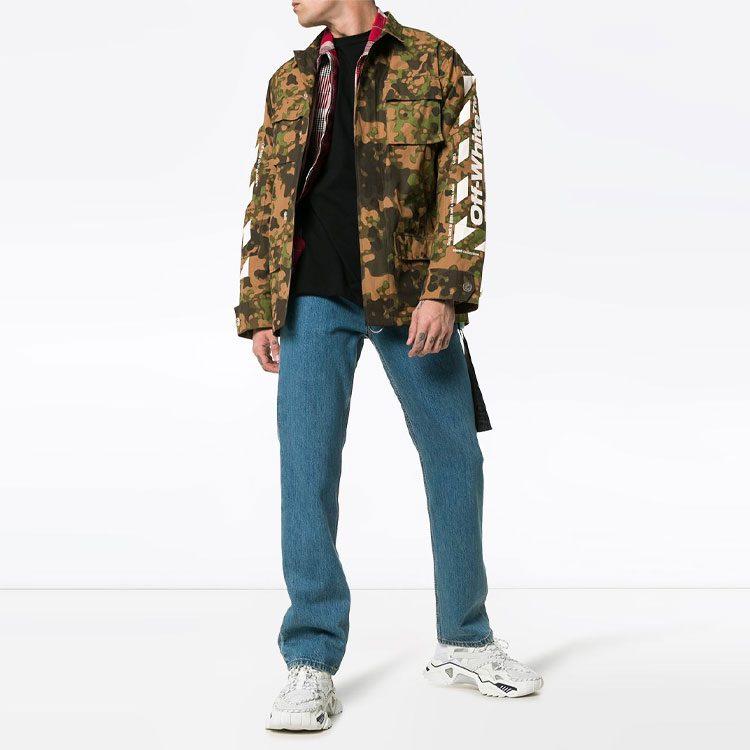 OFF WHITE Camoflauge Diag Field Jacket OMEL006S19A660249901